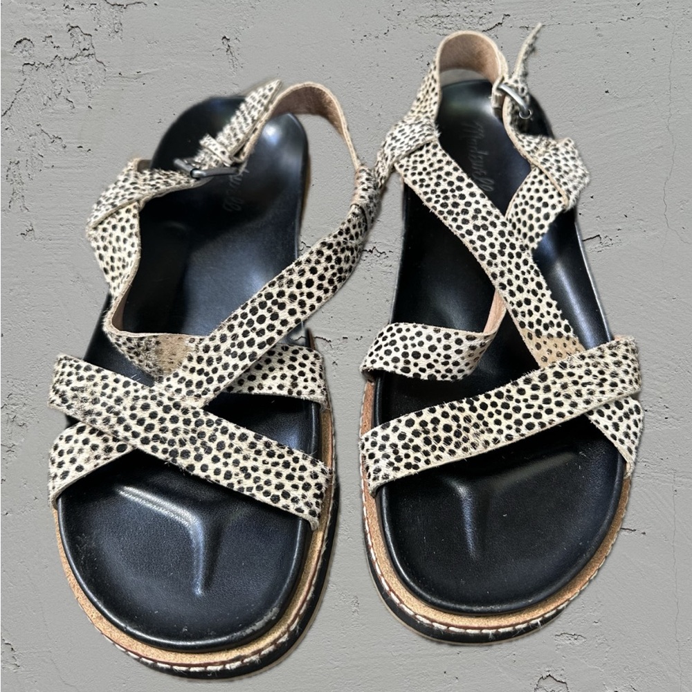 Madewell Leopard fur Sandals